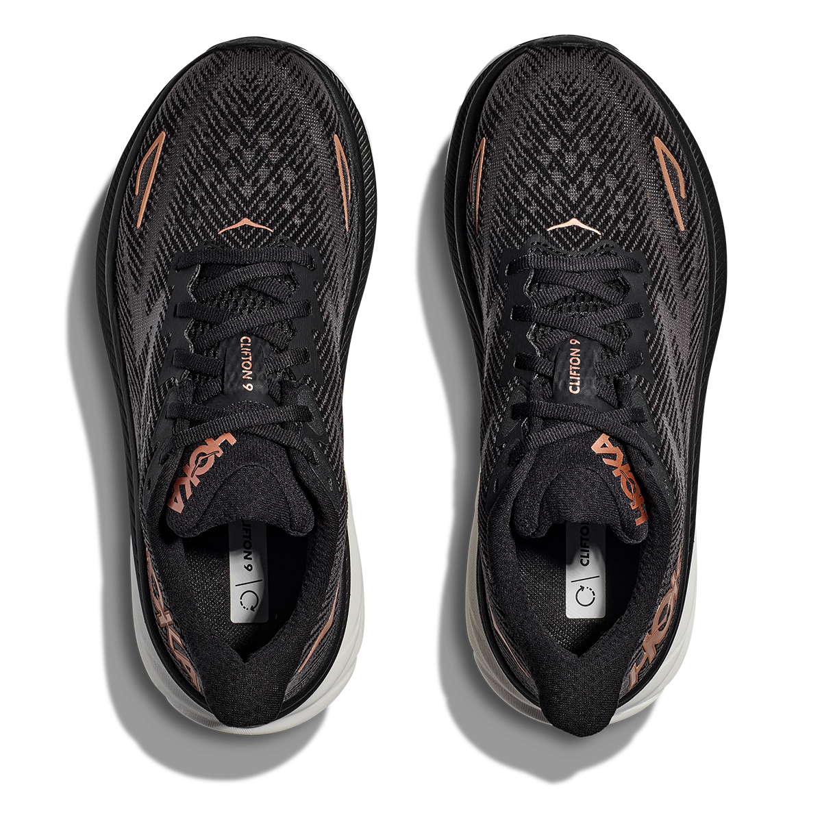 Hoka Clifton 9 - Black - Copper