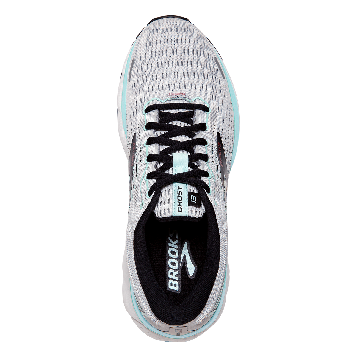 Brooks Ghost 13 - Grey - Atlantis - Black