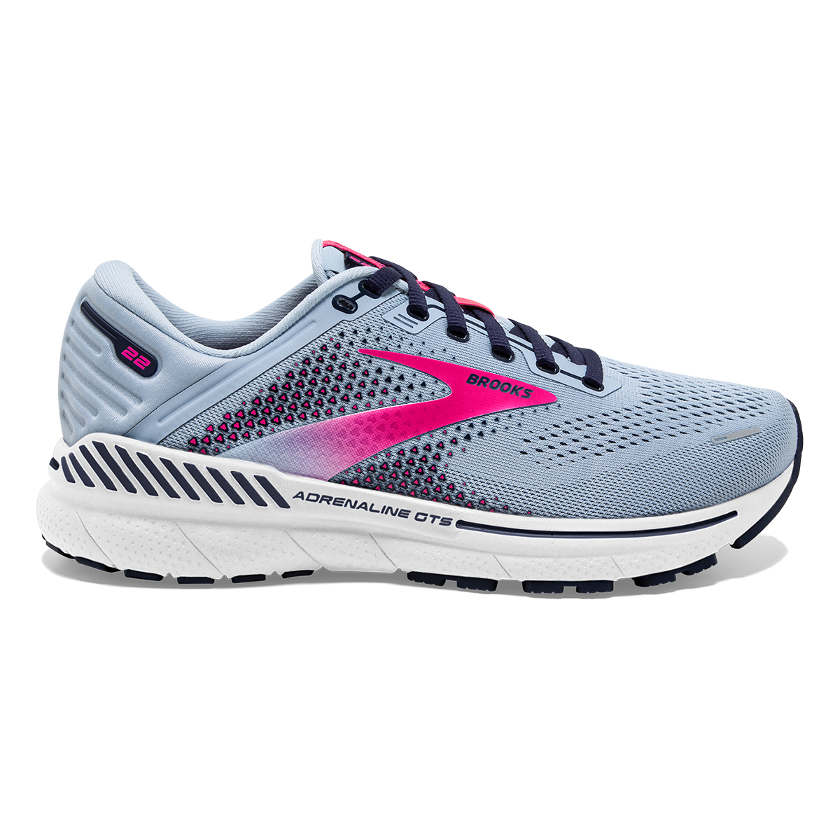 Brooks Adrenaline GTS 22 - Kentucky Blue - Peacoat - Pink