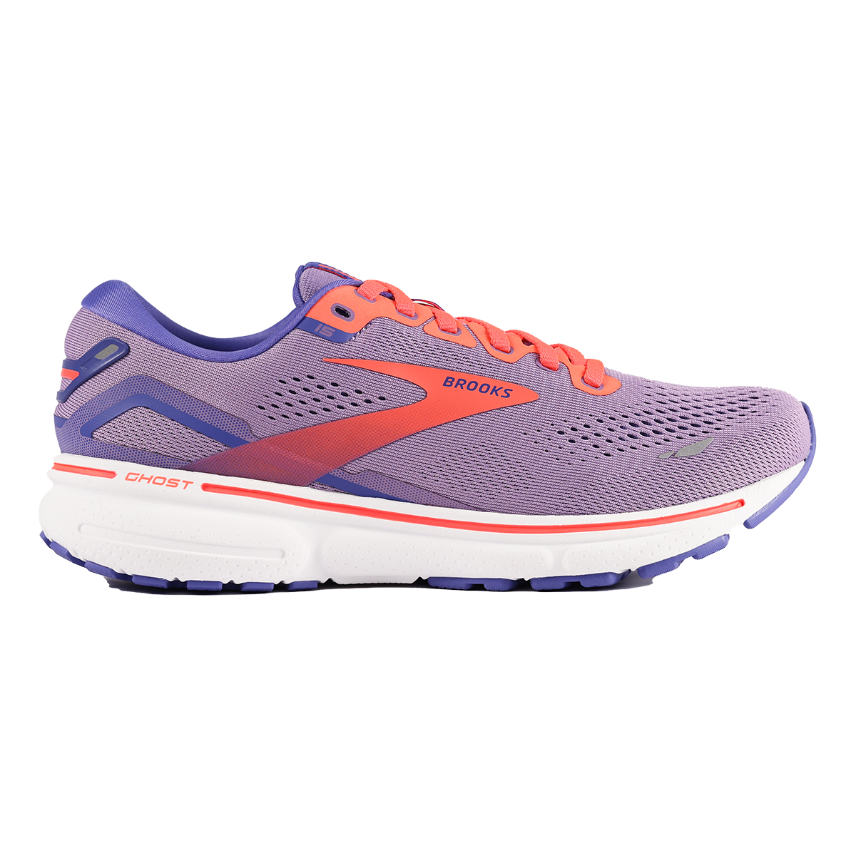 Brooks Ghost 15 - Rhapsody - Iris - Coral