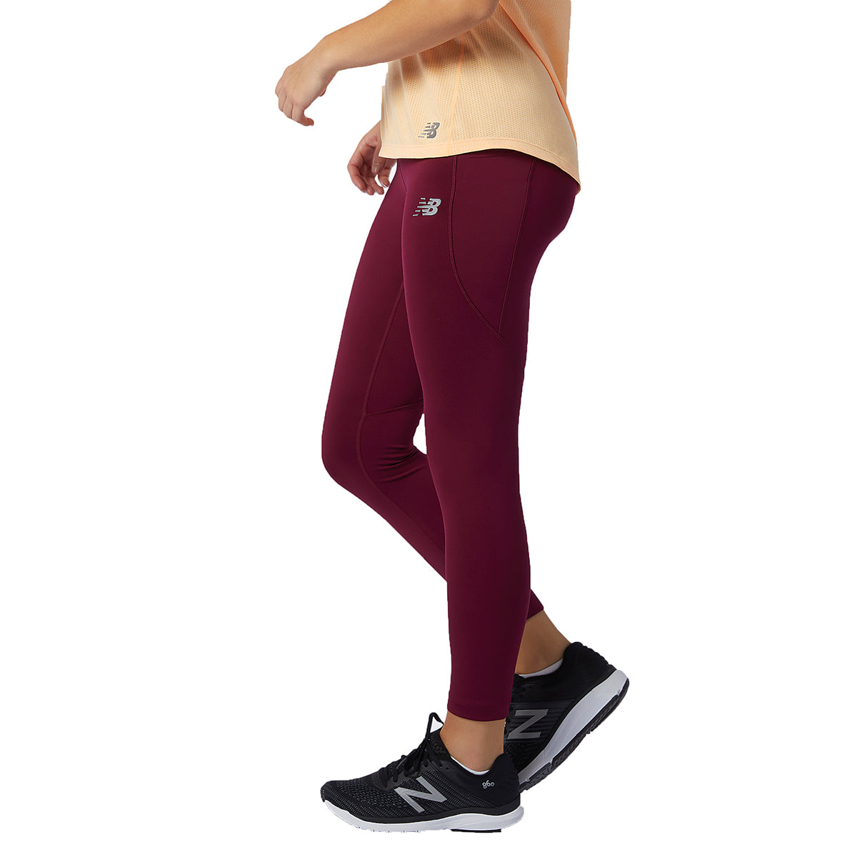 New Balance Printed Impact Run Crop Tight