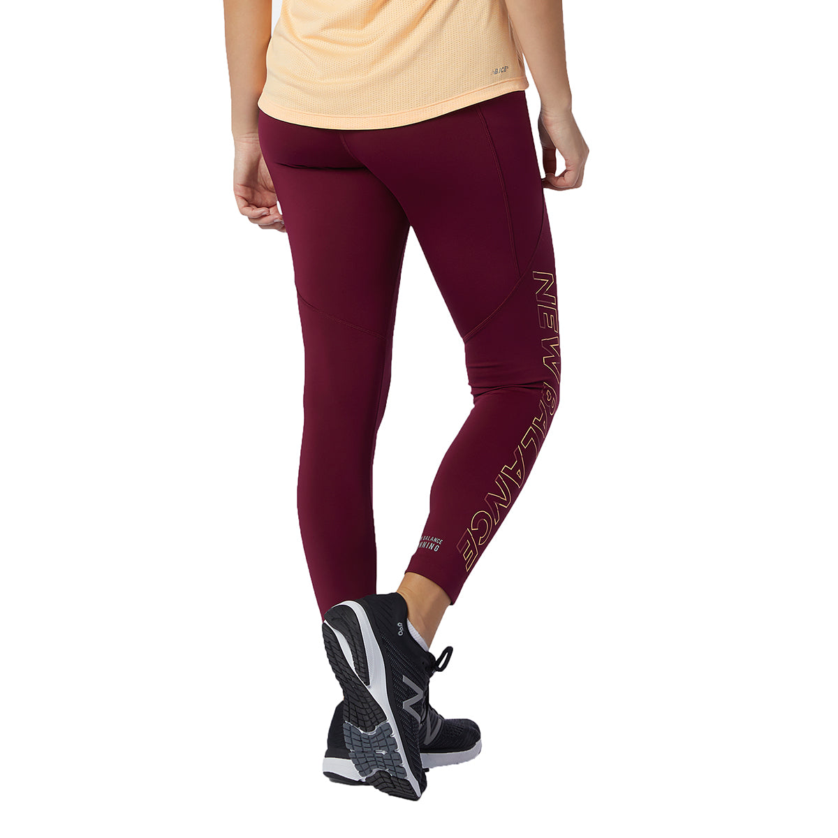 New Balance Printed Impact Run Crop Tight