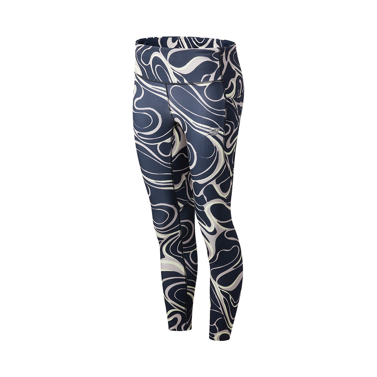 New Balance Printed Impact Run Crop Tight