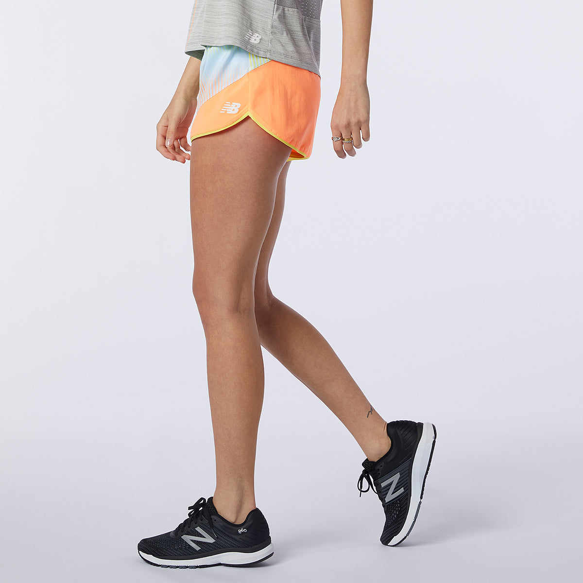 New Balance Printed Fast Flight Split Short