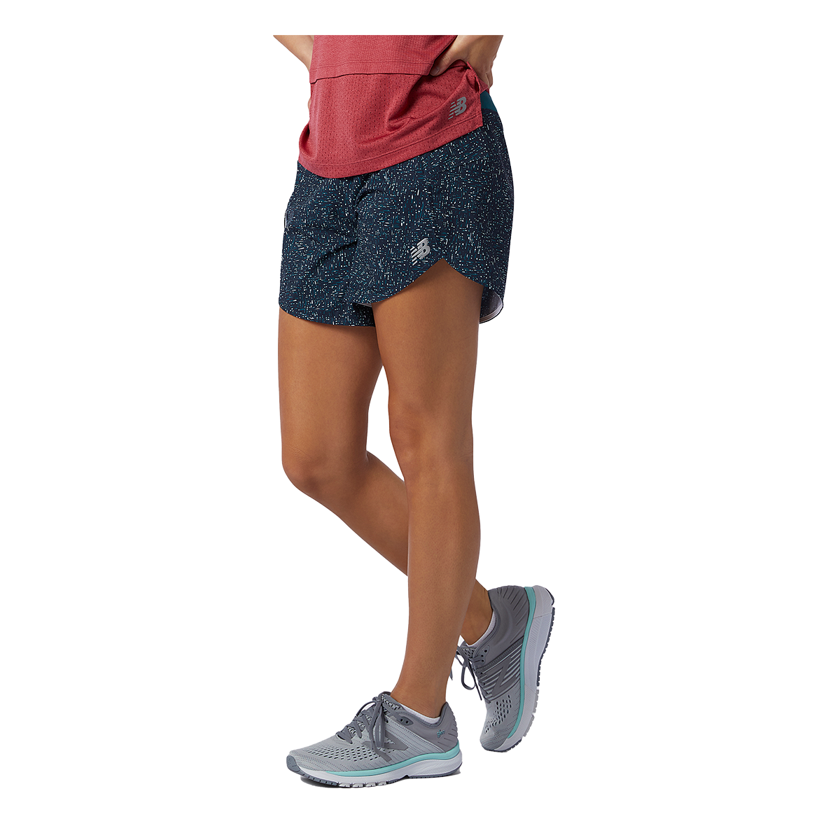 New Balance Printed Impact Run 5" Short