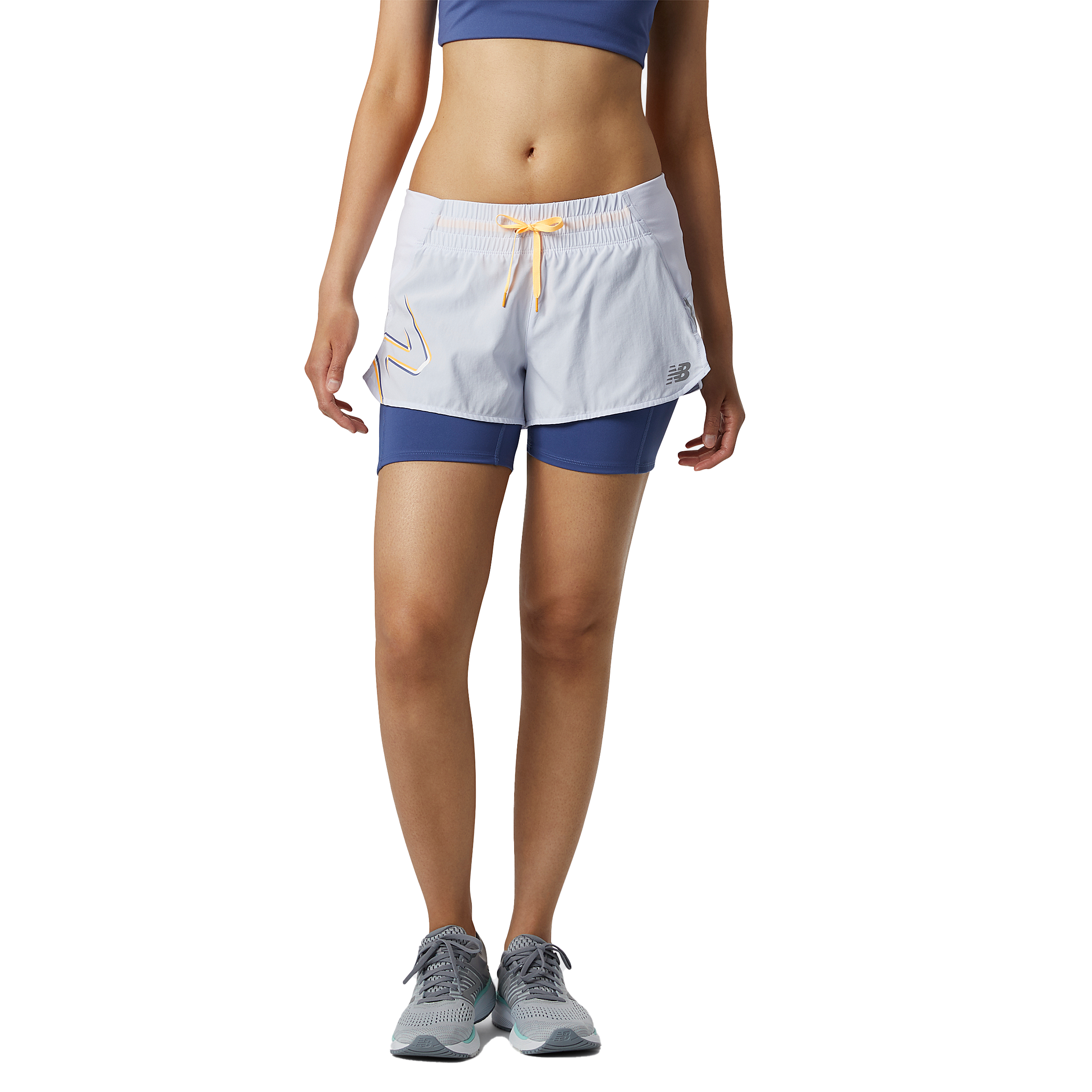 New Balance Printed Impact Run 2in1 Short