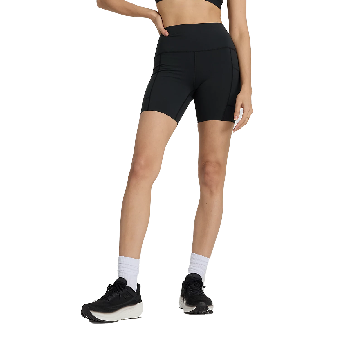 New Balance Sleek Pocket High Rise Short 6