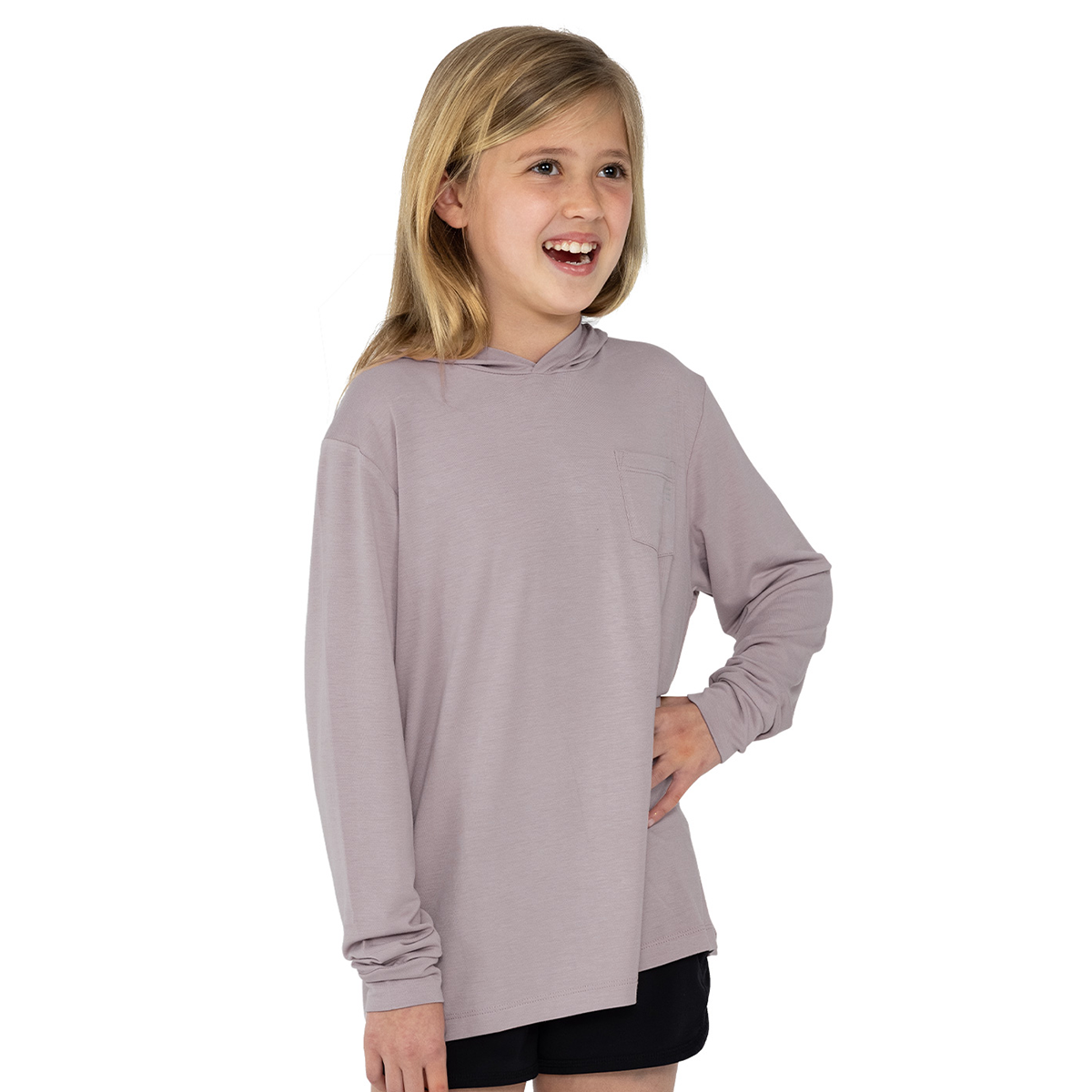 Free Fly Bamboo Shade Hoody Big Kid