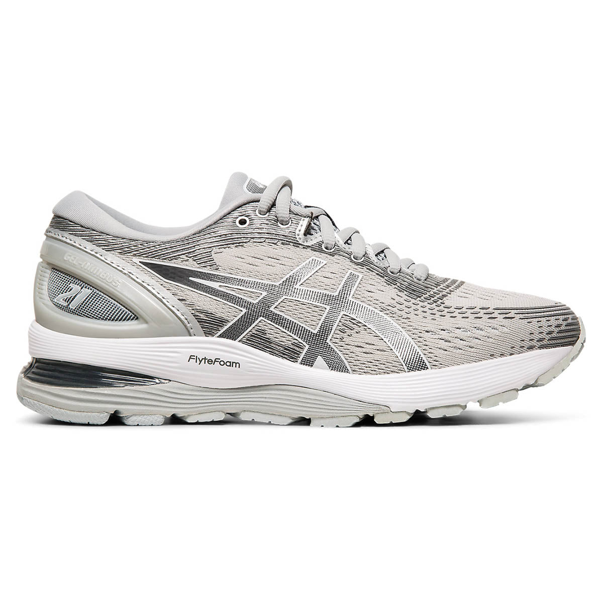 Asics Nimbus 21 - Mid Grey - Silver