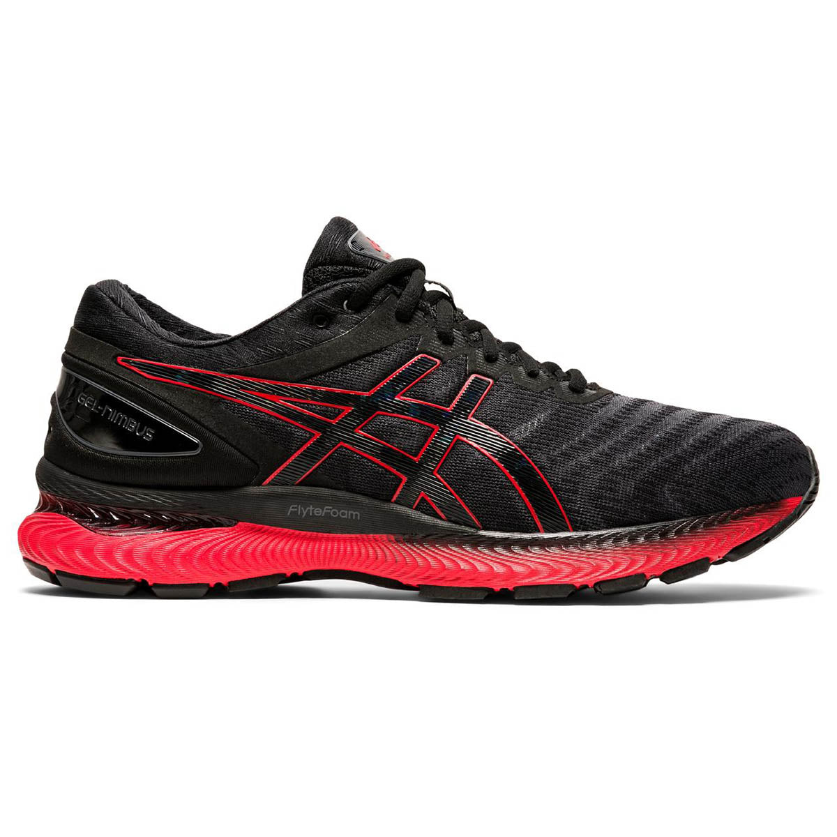 Asics Nimbus 22 - Black - Classic Red