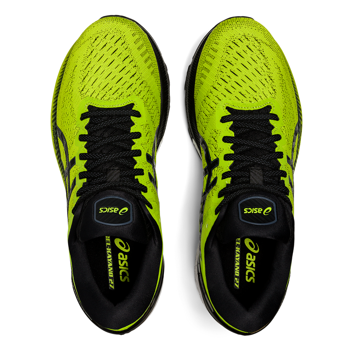 Asics Gel Kayano 27 - Lime Zest - Black – Fit2Run
