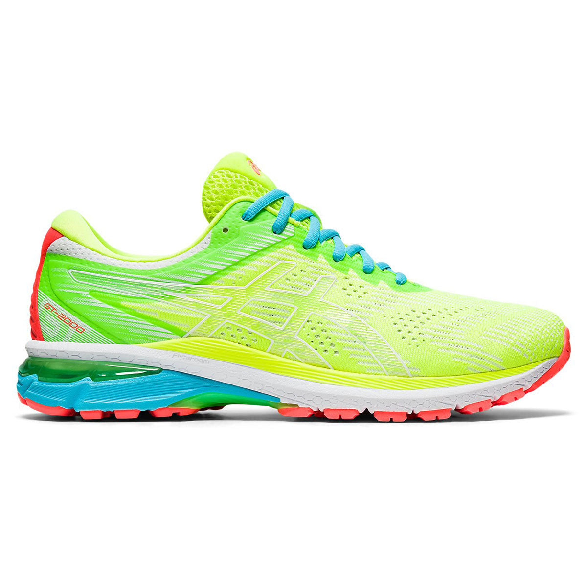 Asics GT 2000 8 - Safety Yellow - White