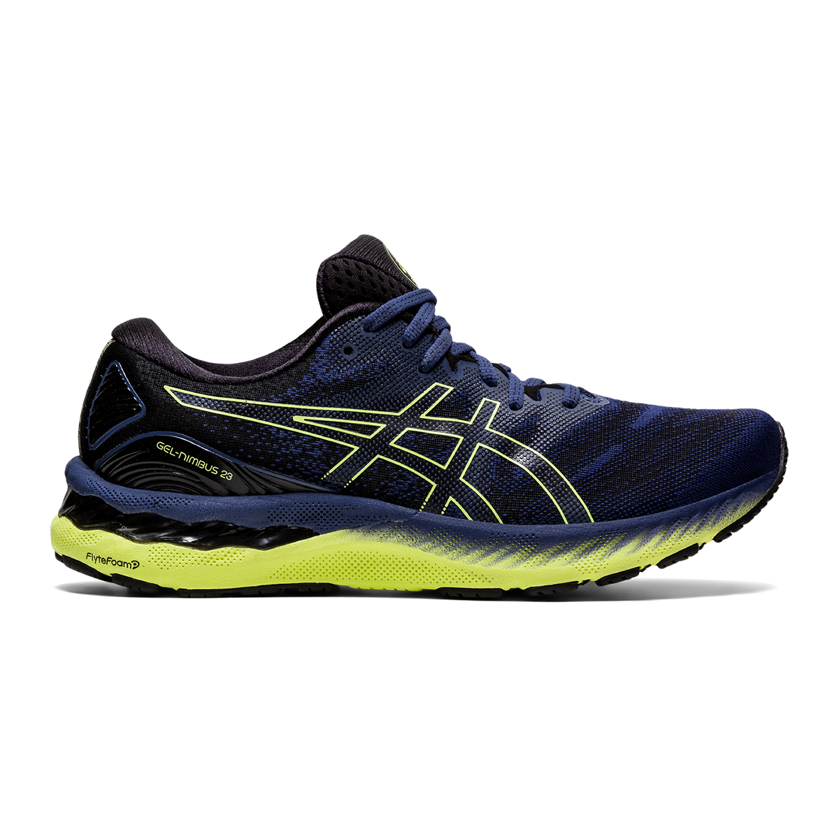 Asics Nimbus 23 - Thunder Blue - Glow Yellow