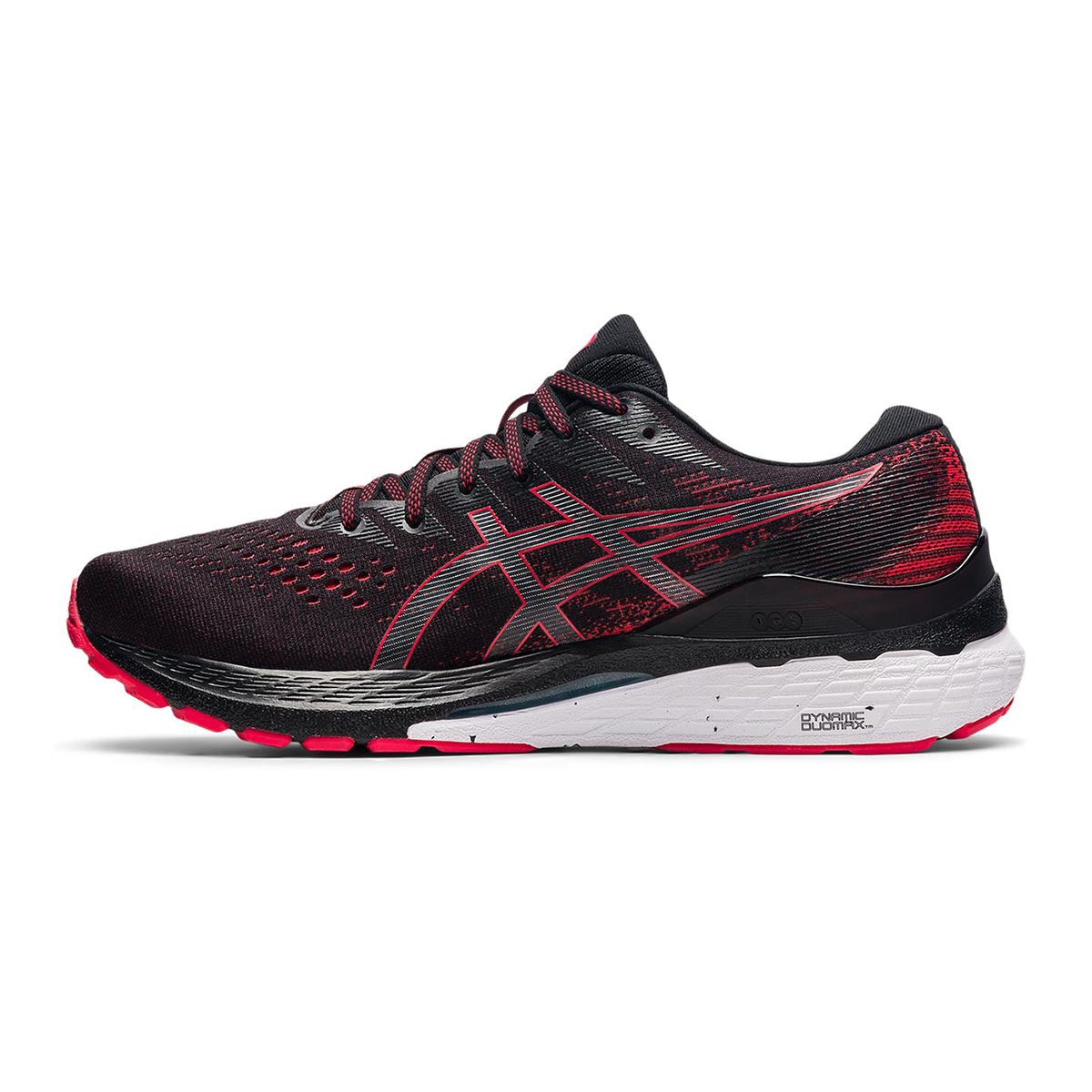 Asics Gel Kayano 28 - Black - Electric Red