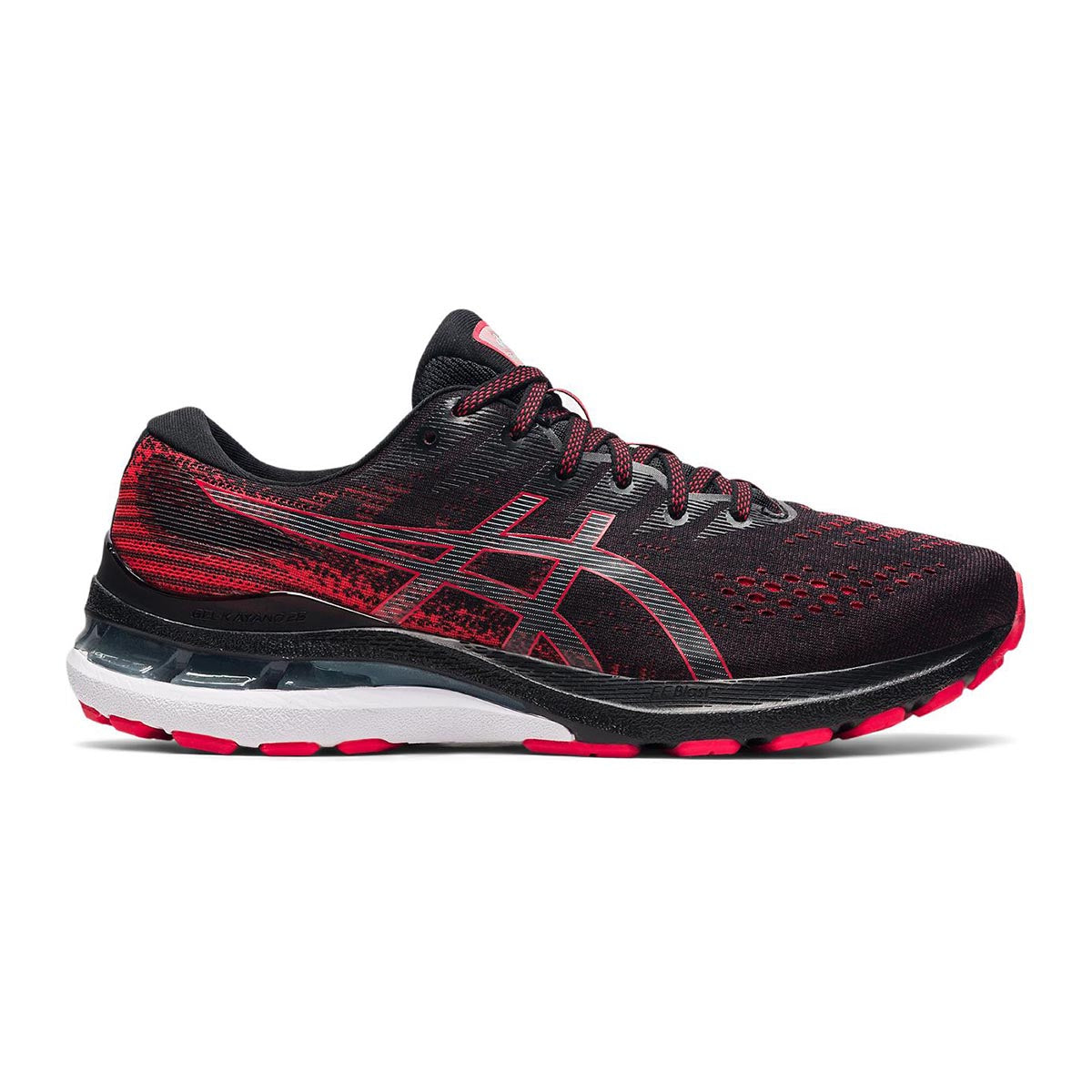 Asics Gel Kayano 28 - Black - Electric Red