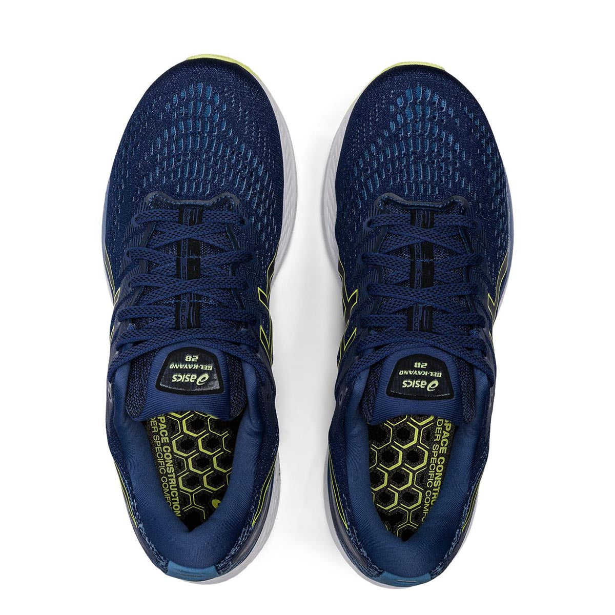 Asics Gel Kayano 28 - Thunder Blue - Glow Yellow