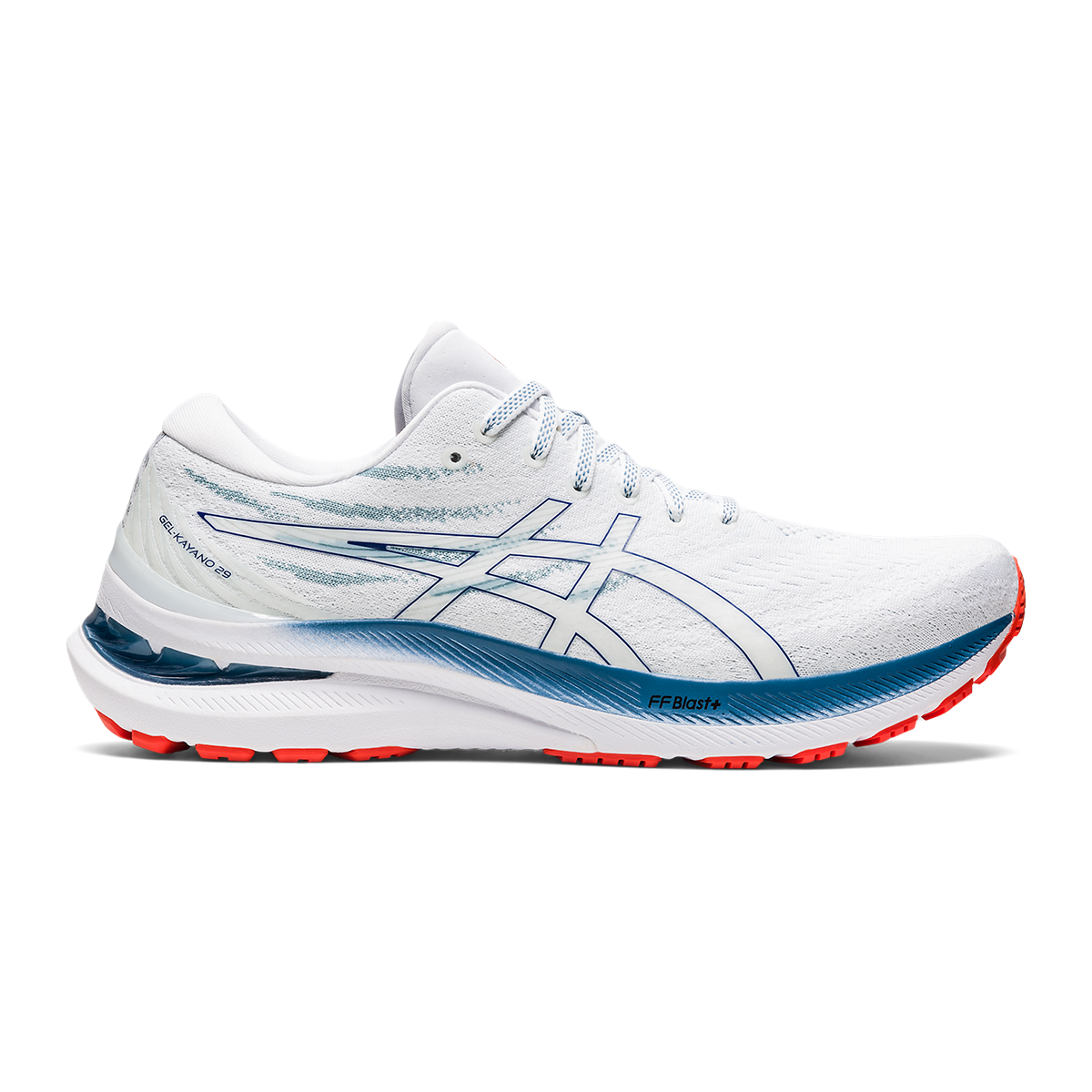 Asics Gel Kayano 29 - White - Deep Ocean