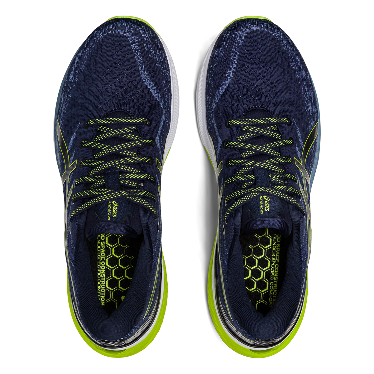 Asics Gel Kayano 29 - Midnight - Lime Zest
