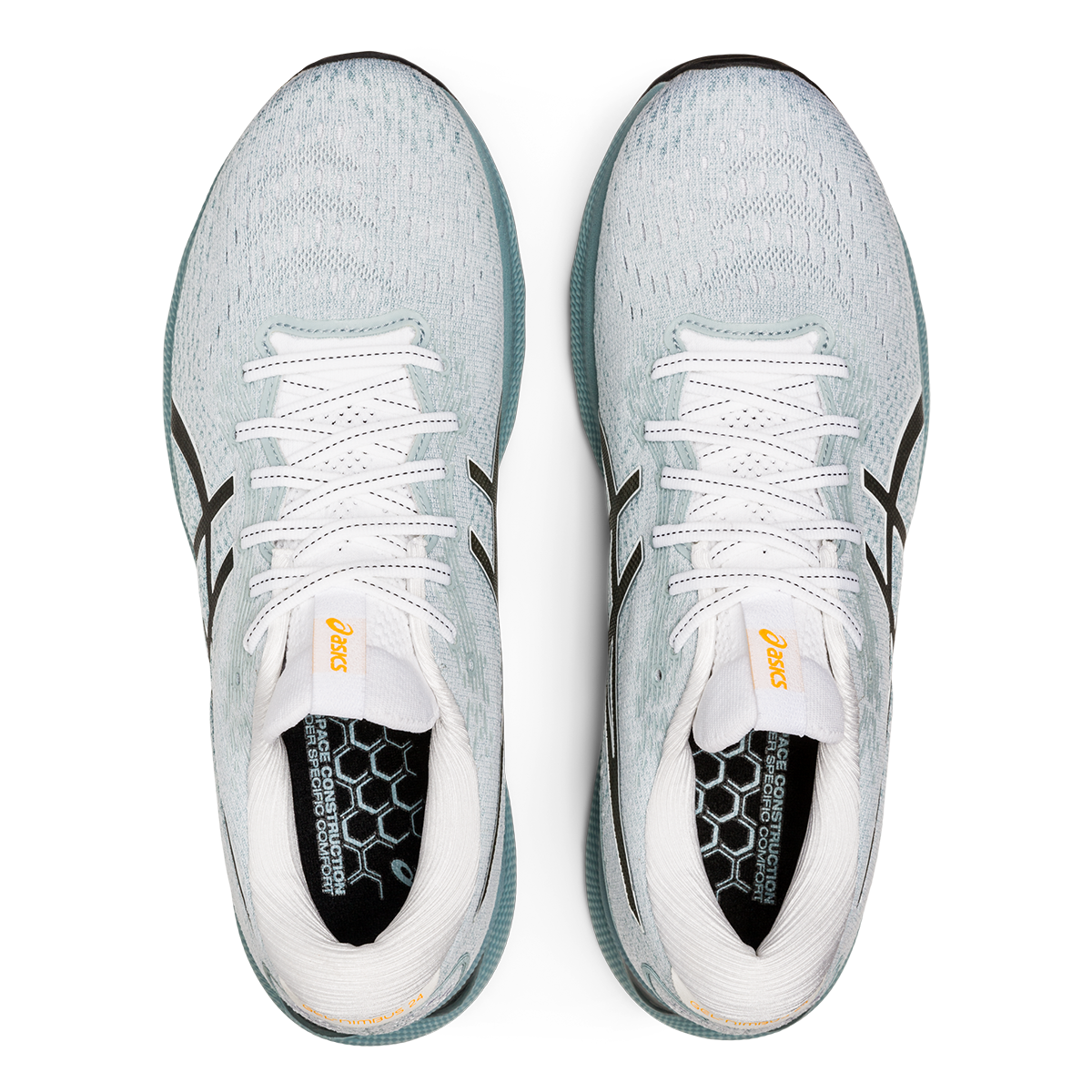 Asics Gel Nimbus 24 - Light Steel - White