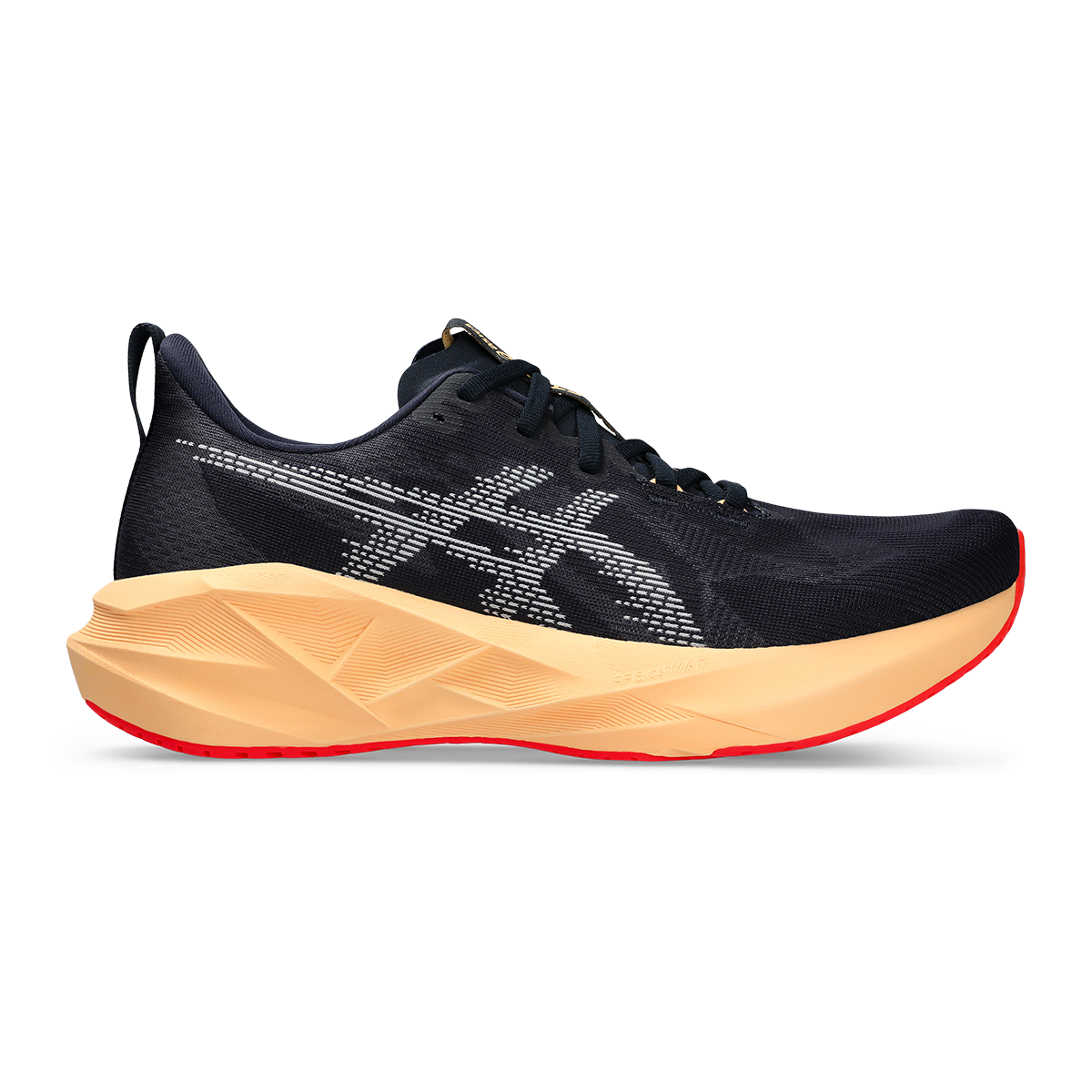 Asics Novablast 5 Navy   Orange Mens