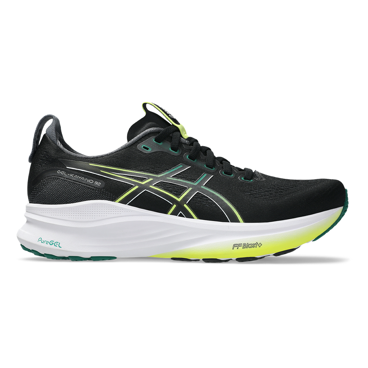 Asics Gel Kayano 32 Black - Jasper Green
