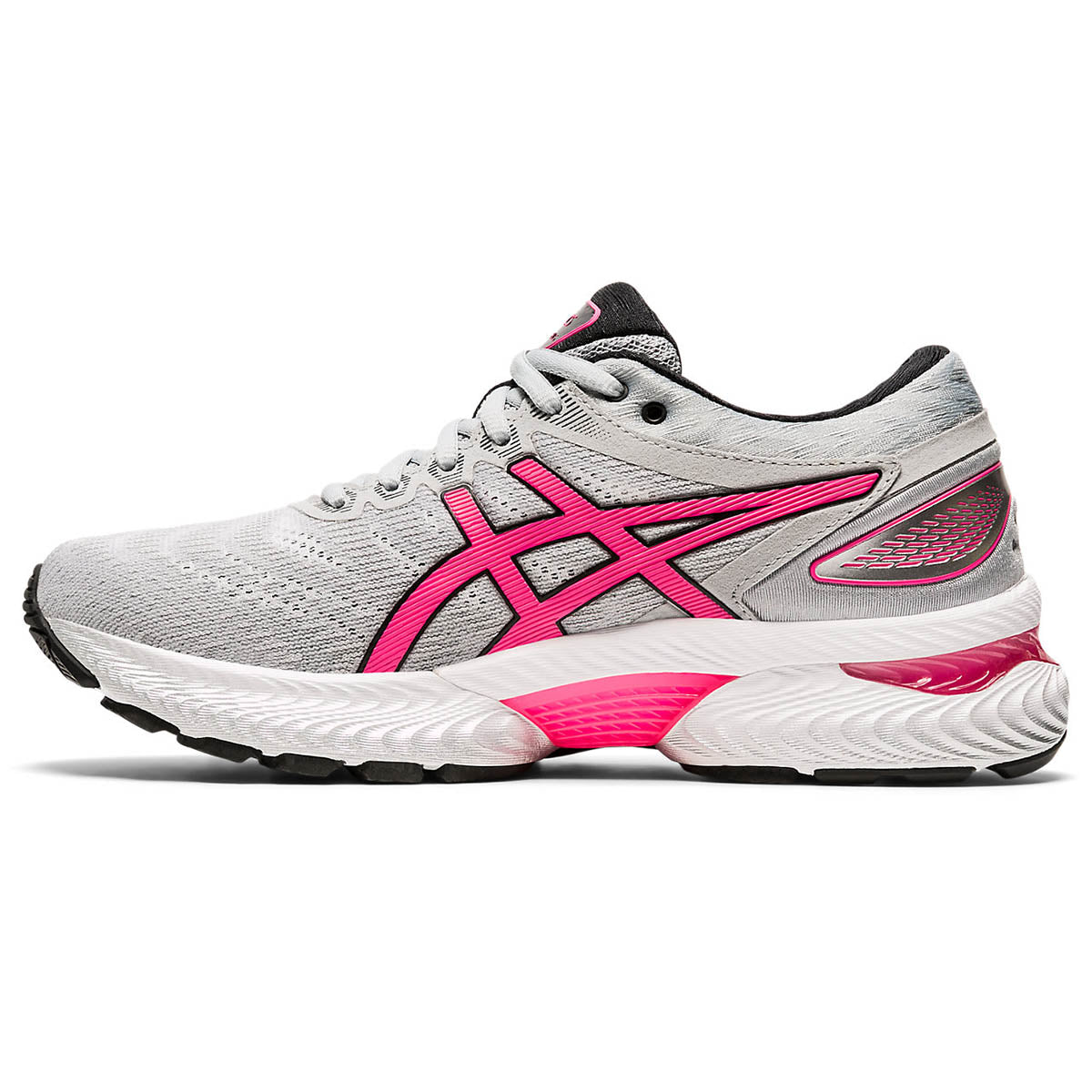 Asics Nimbus 22 - Piedmont Grey - Hot Pink