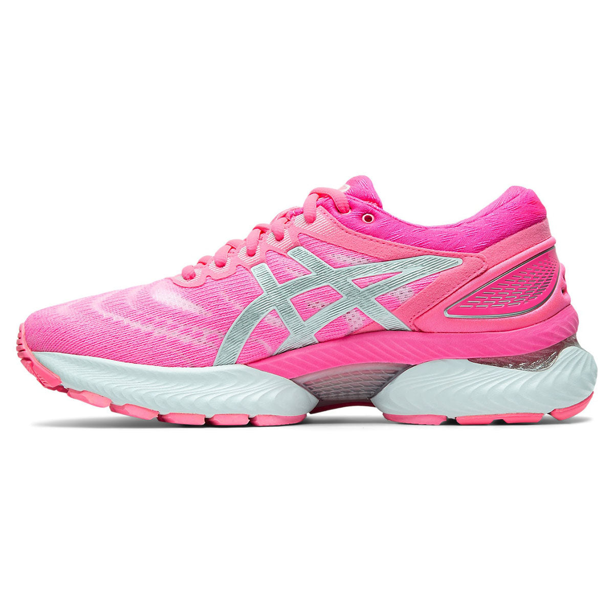Asics Nimbus 22 - Hot Pink - Pure Silver