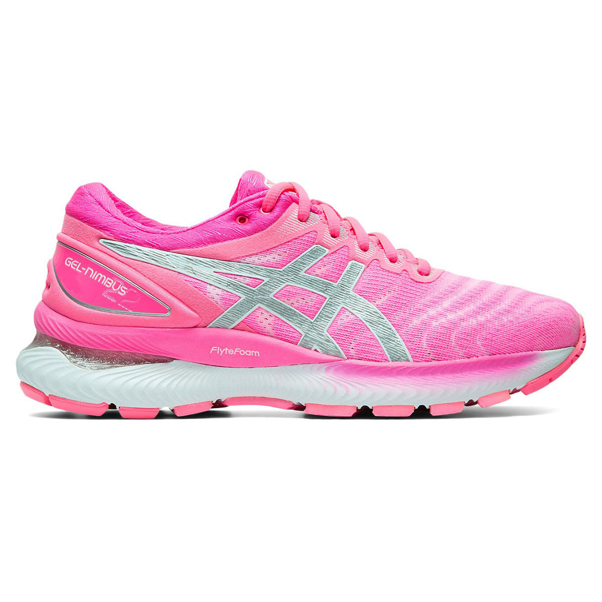 Asics Nimbus 22 - Hot Pink - Pure Silver