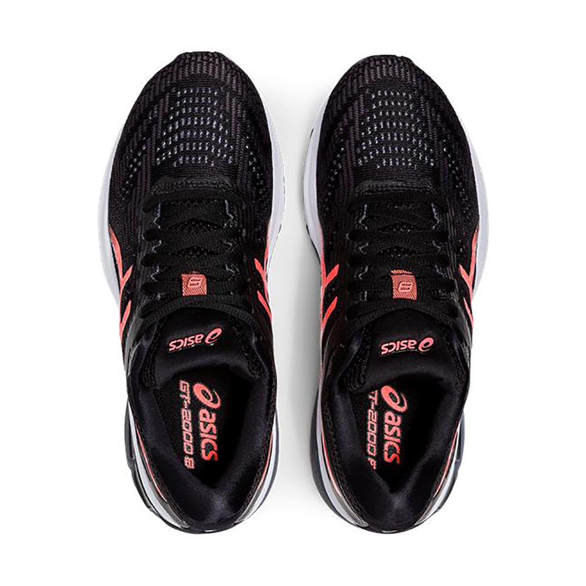 Asics GT 2000 8 - Black - Sunrise Red