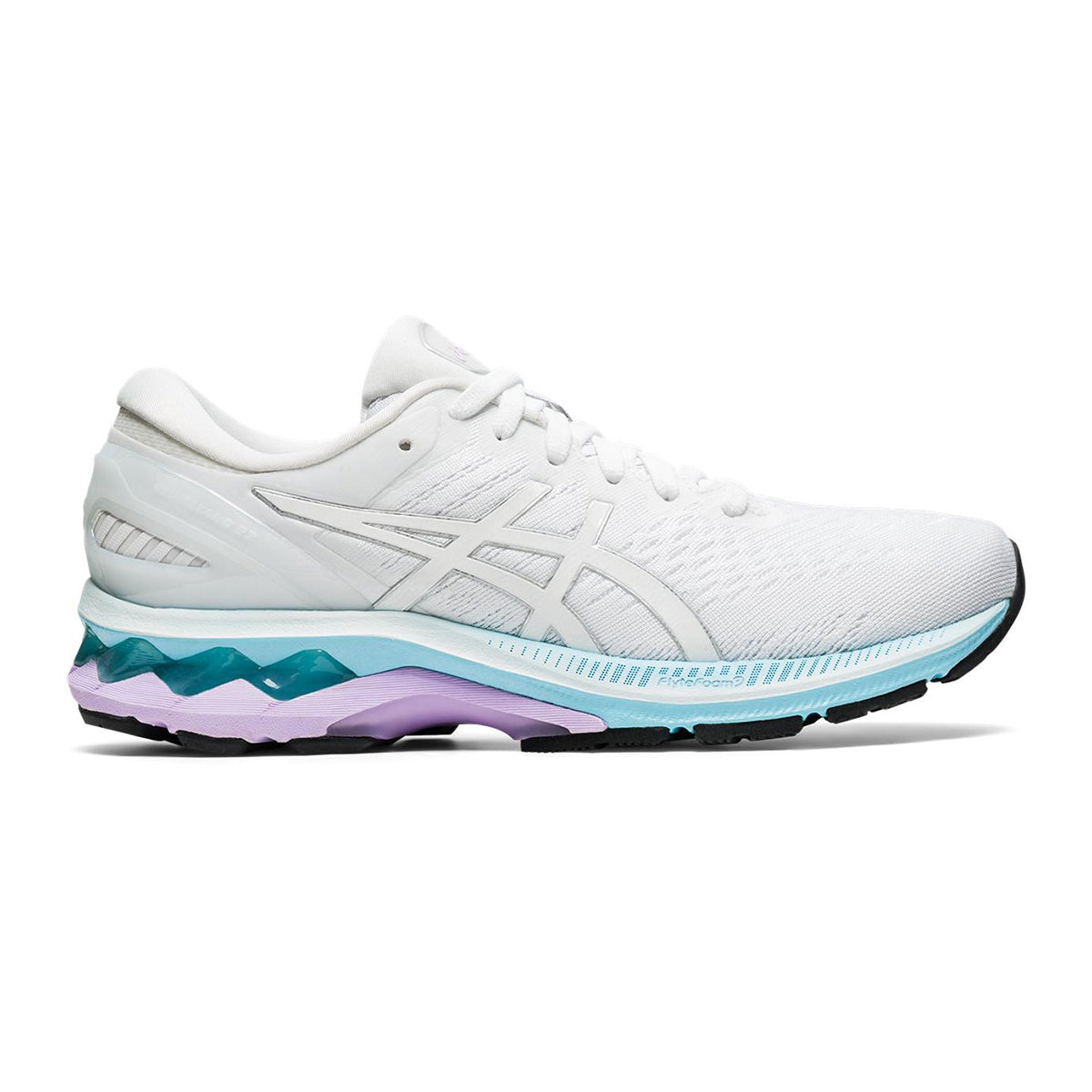 Asics Gel Kayano 27 - White - Pure Silver
