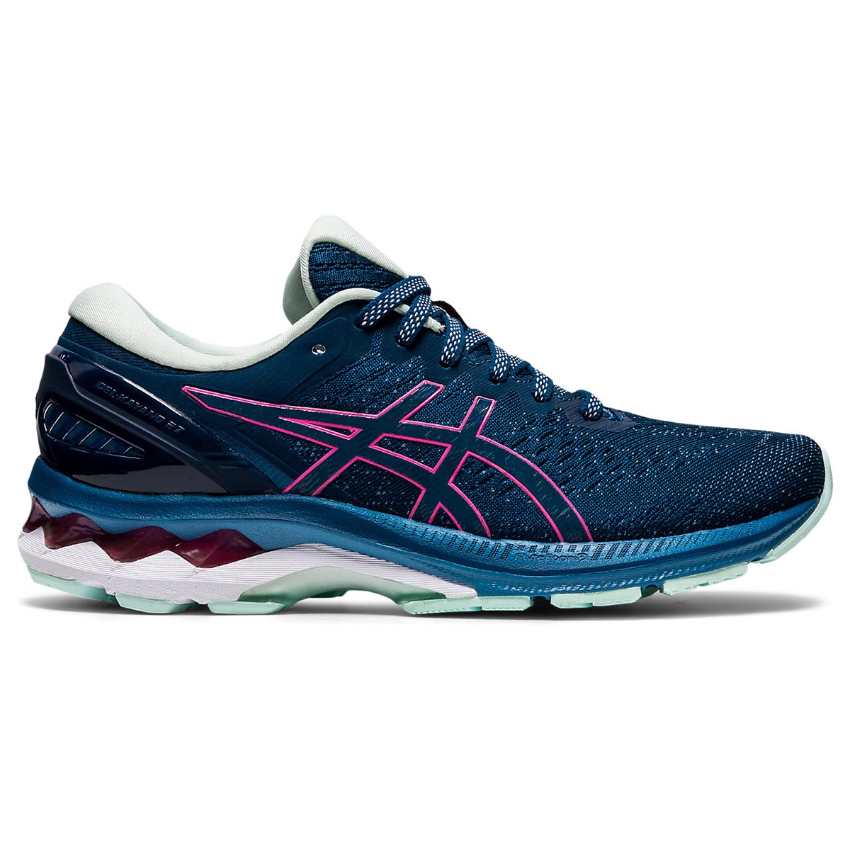 Asics Gel Kayano 27 - Mako Blue - Hot Pink