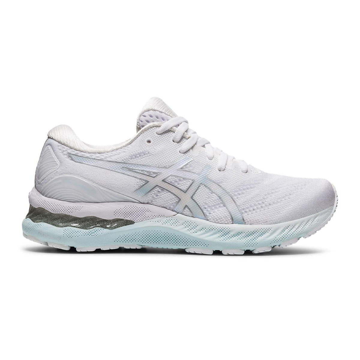 Asics Nimbus 23 - White - Pure Silver