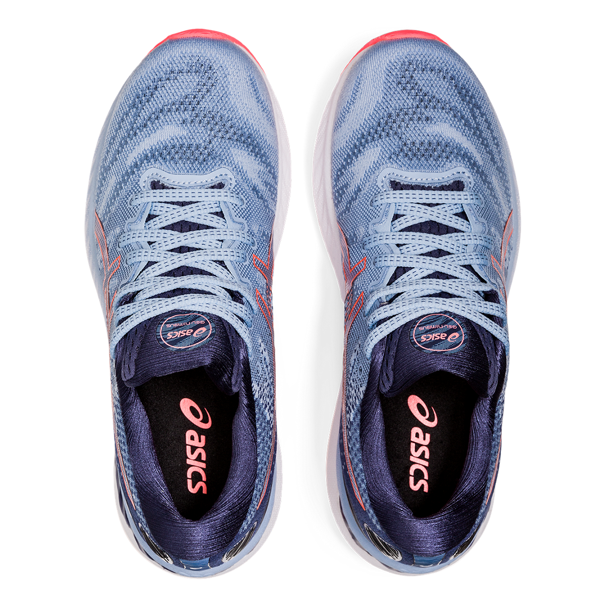Asics Nimbus 23 - Mist - Blazing Coral
