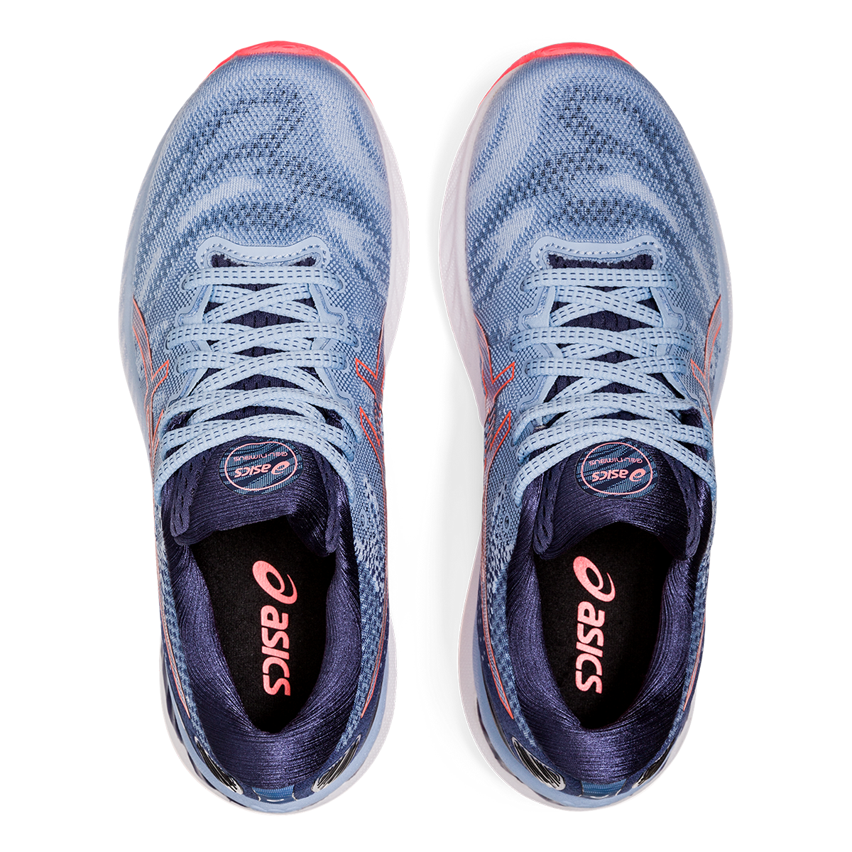 Asics Nimbus 23 - Mist - Blazing Coral