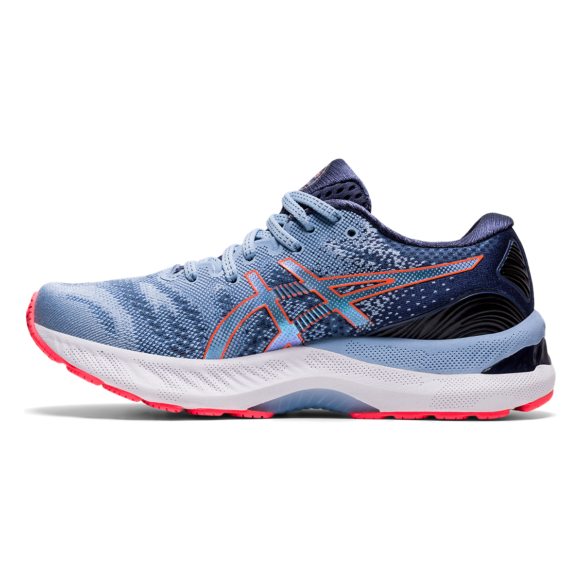 Asics Nimbus 23 - Mist - Blazing Coral