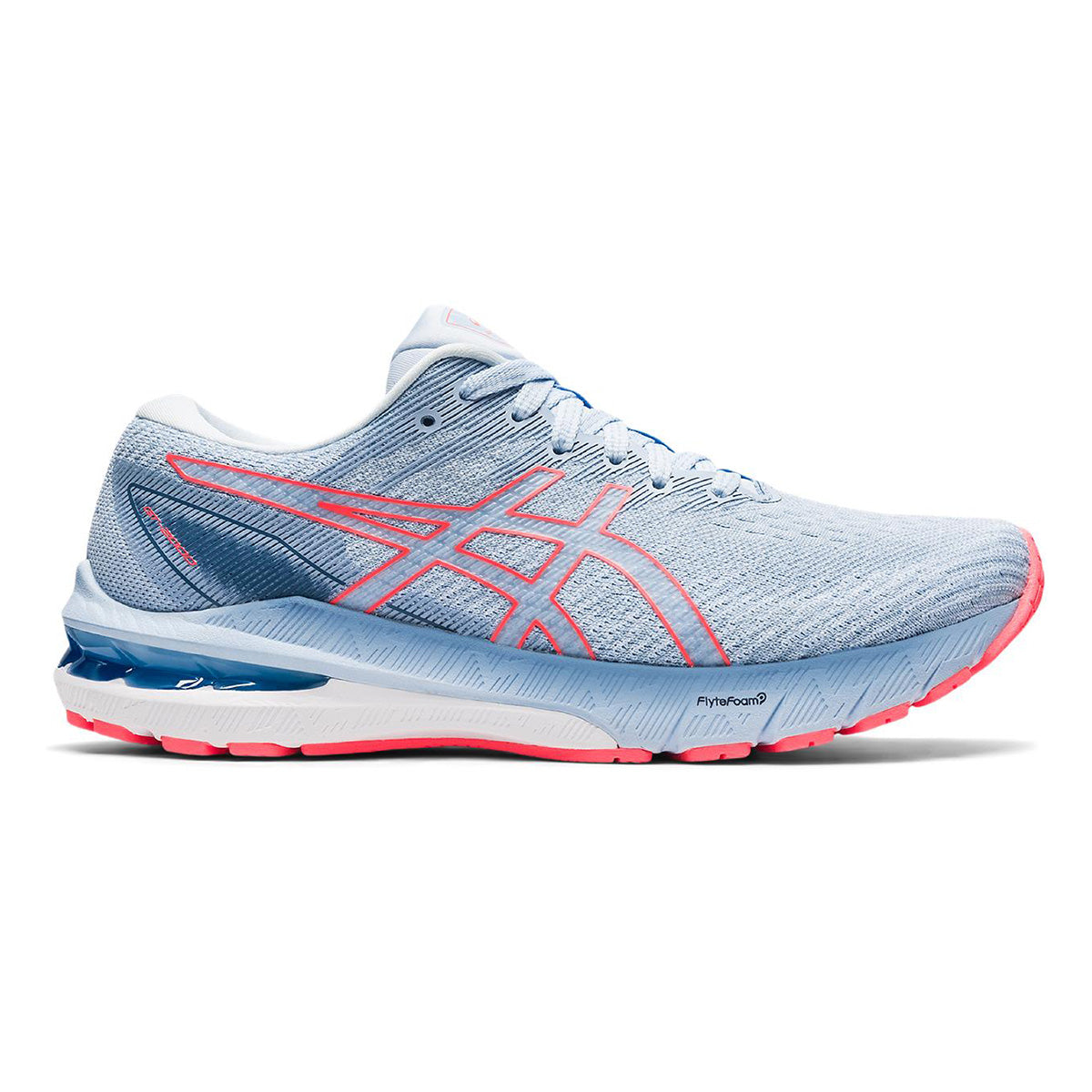 Asics GT 2000 10 - Mist - Blazing Coral