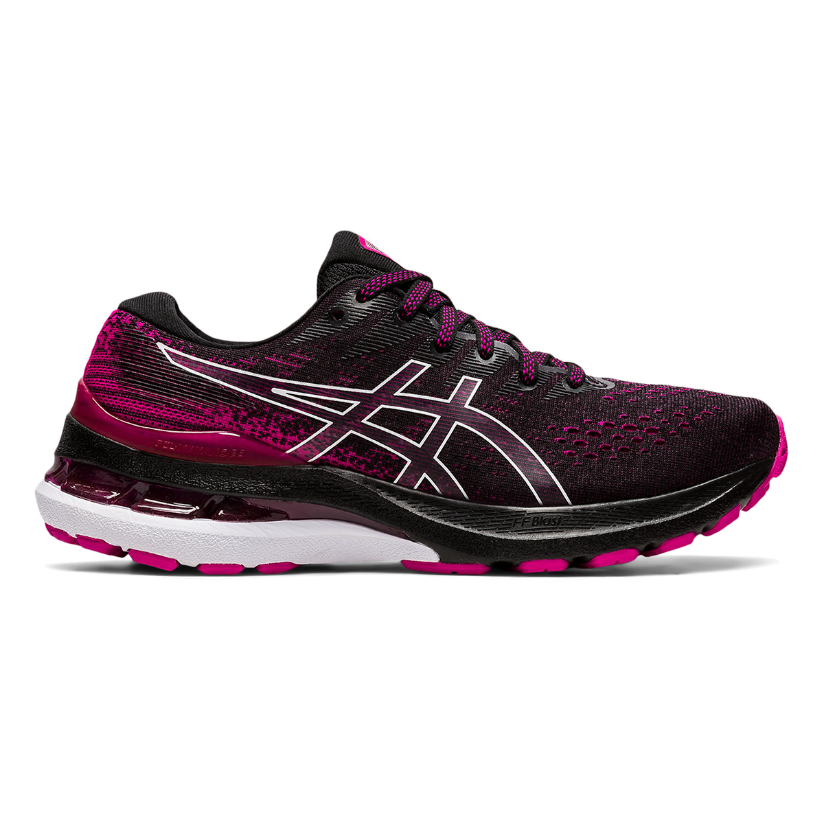 Asics Gel Kayano 28 - Black - Pink Rave