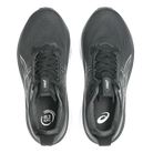 ASICS GEL-KAYANO 33 women's running shoes in Black/White, top view