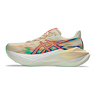 ASICS Superblast 3 unisex running shoe in Seashell/Sun Coral, medial vie