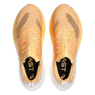 ASICS MEGABLAST Tenka unisex max cushion running shoe in Orange Glow/White, top view