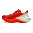 ASICS Superblast 3 Tenka unisex running shoe in Cherry Tomato/White, medial view