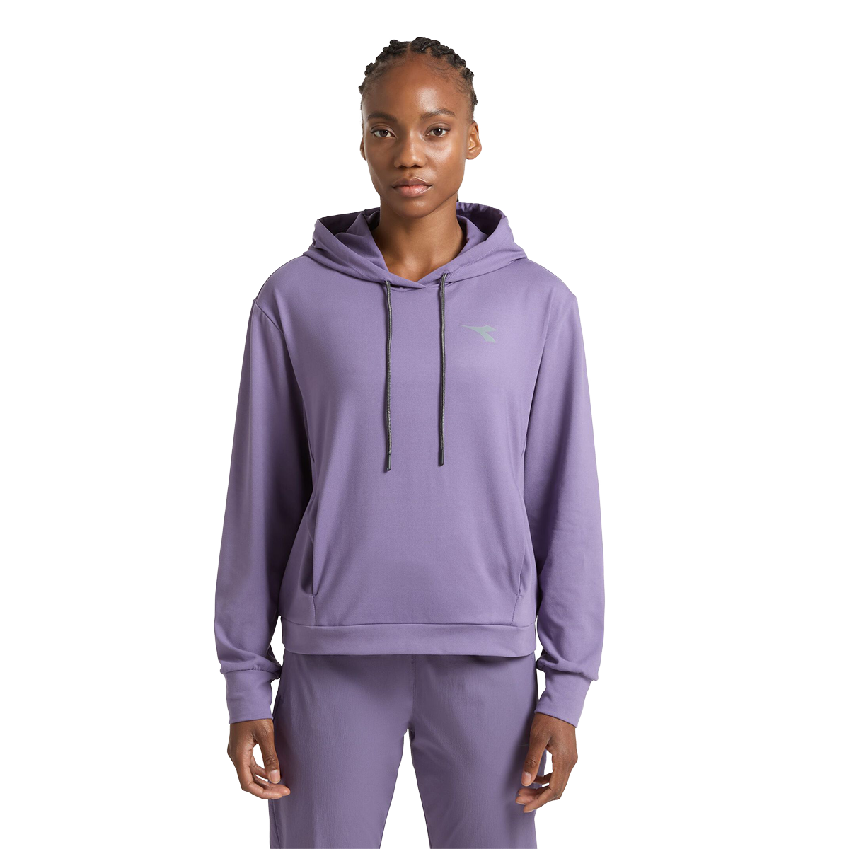 Diadora L. Jersey Pullover Hoodie Run Crew