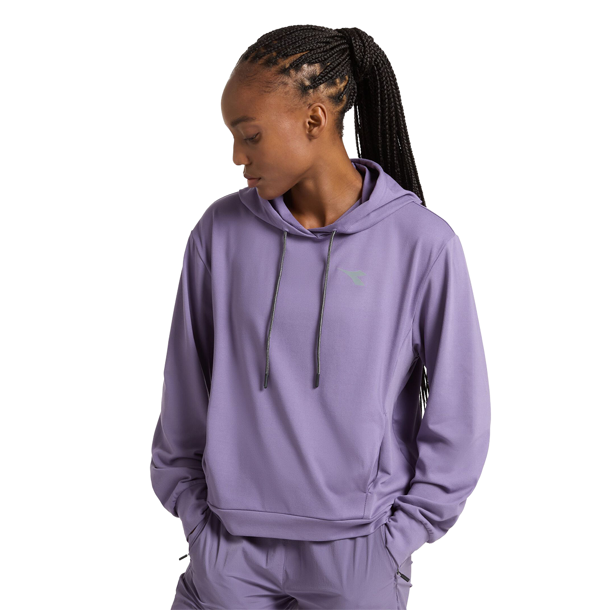Diadora L. Jersey Pullover Hoodie Run Crew