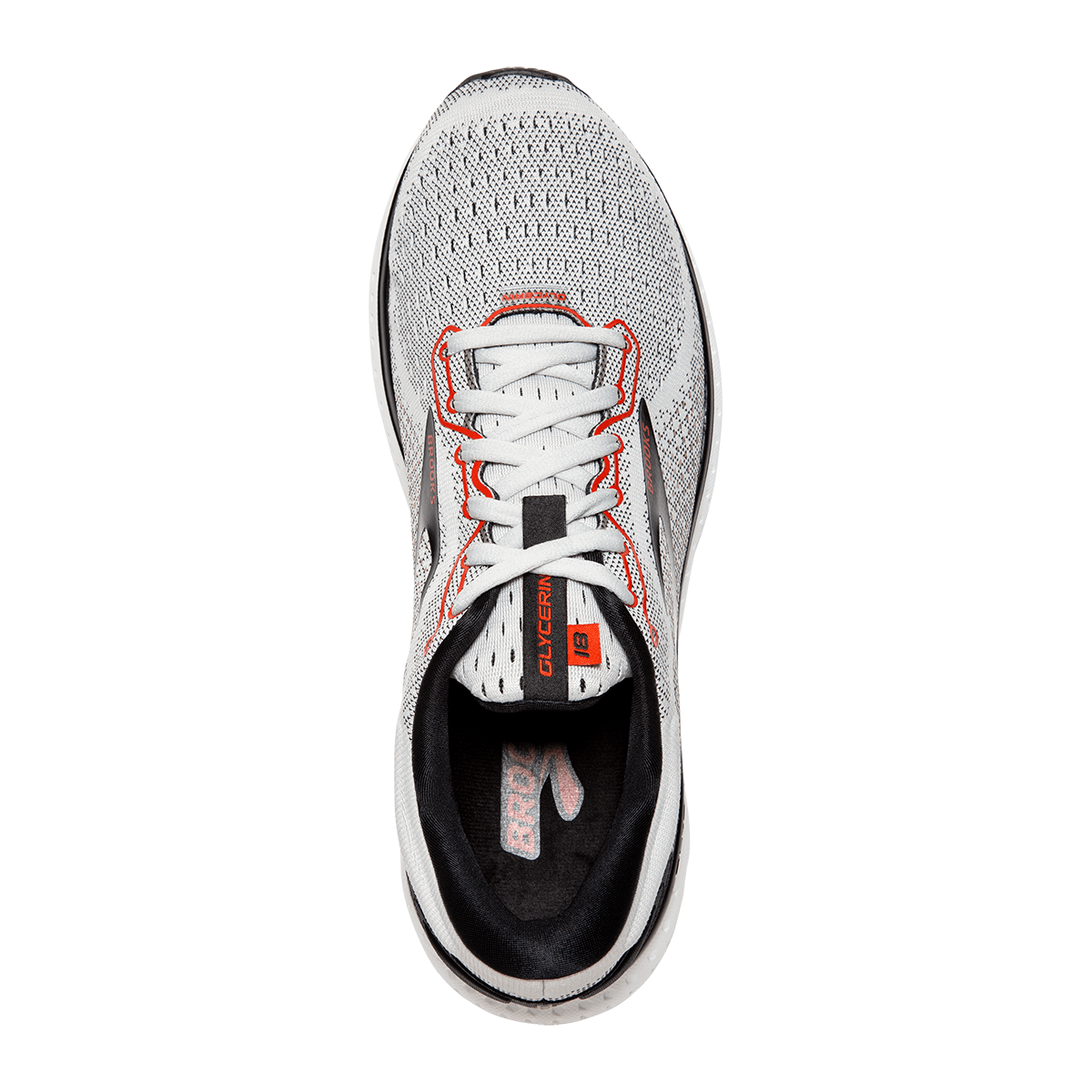 Brooks Glycerin 18 - Grey - Black - Red