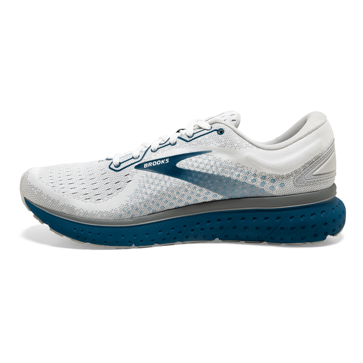 Brooks Glycerin 18 - White - Grey - Poseidon