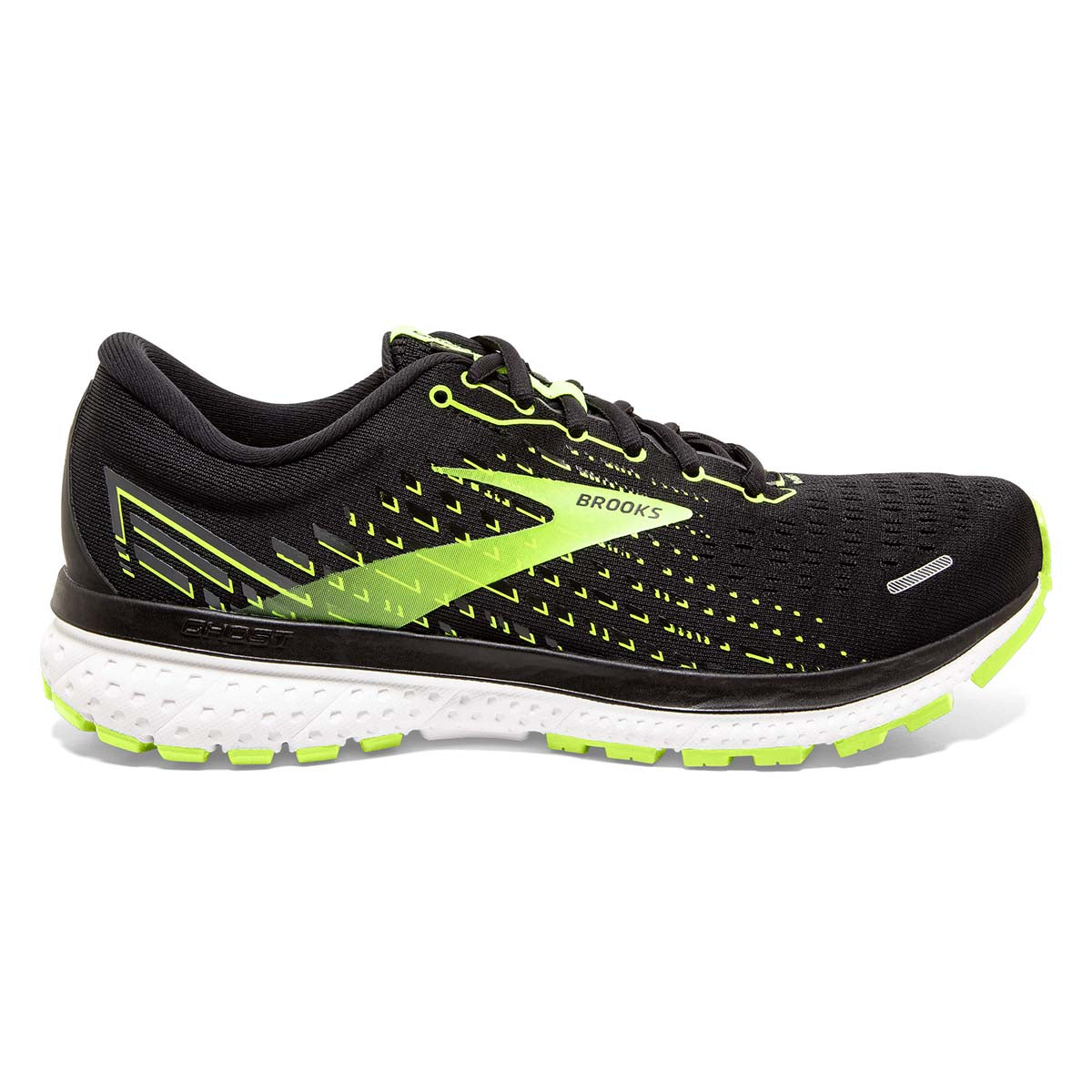 Brooks Ghost 13 - Black - Nightlife - White