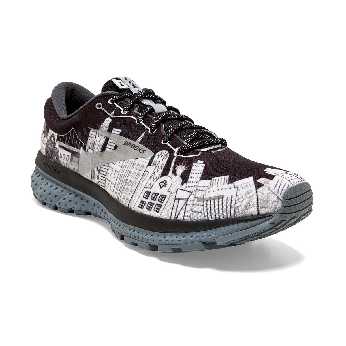 Brooks Ghost 13 - Black - Silver - Sleet