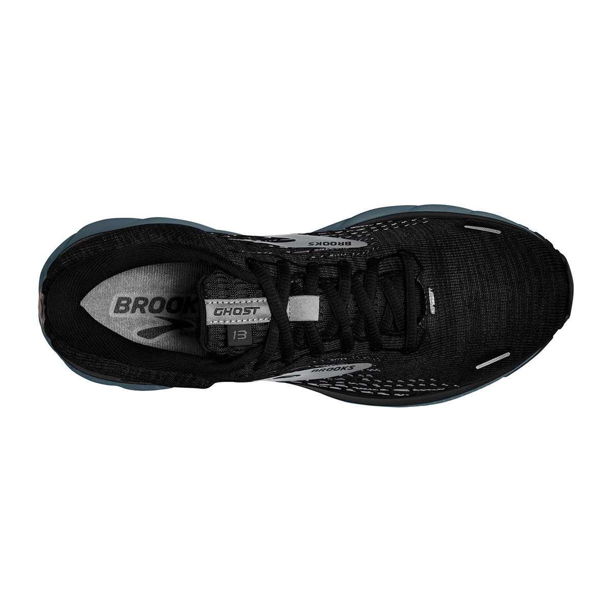 Brooks Ghost 13 - Black - Grey - Stormy