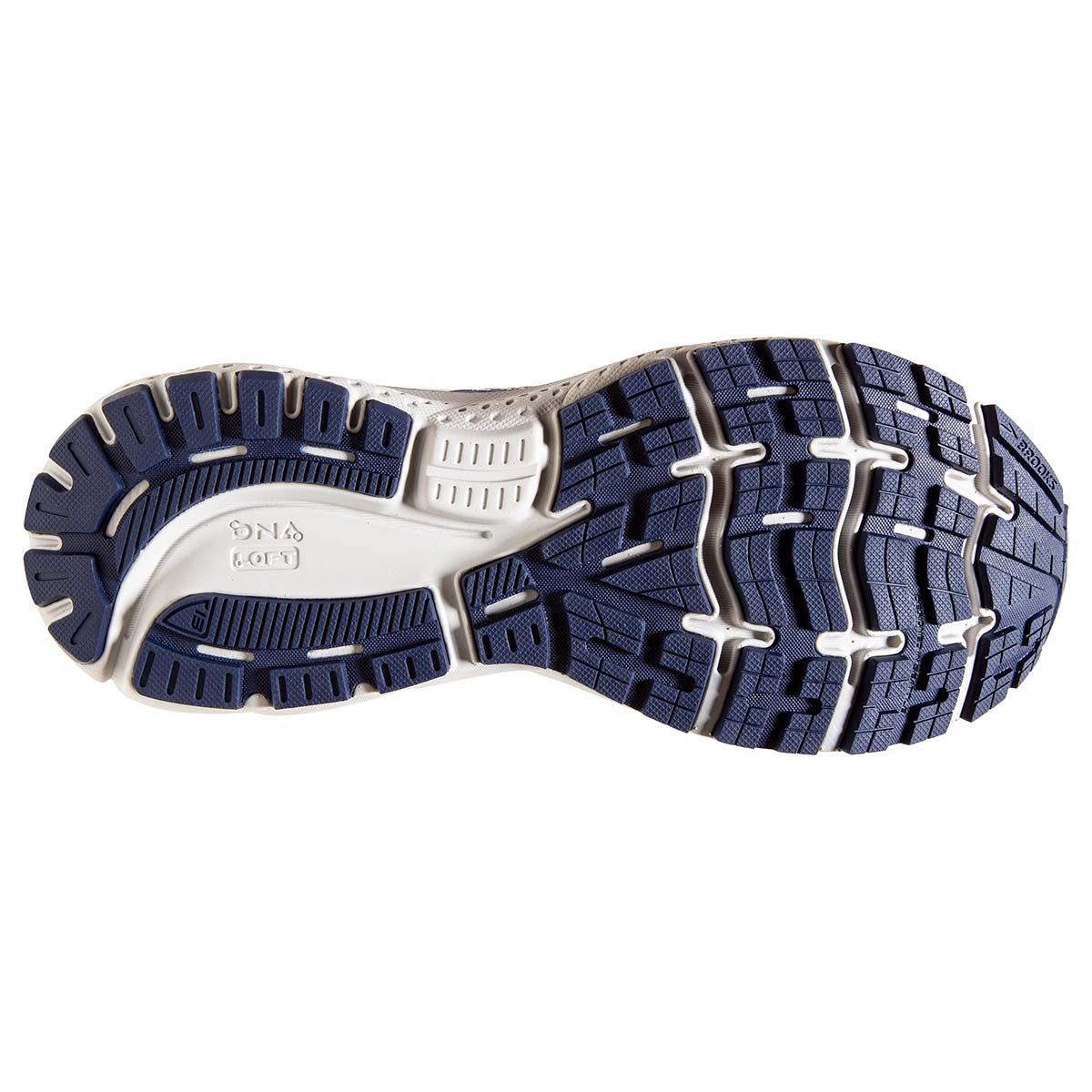 Brooks Ghost 13 - White - Grey - Deep Cobalt