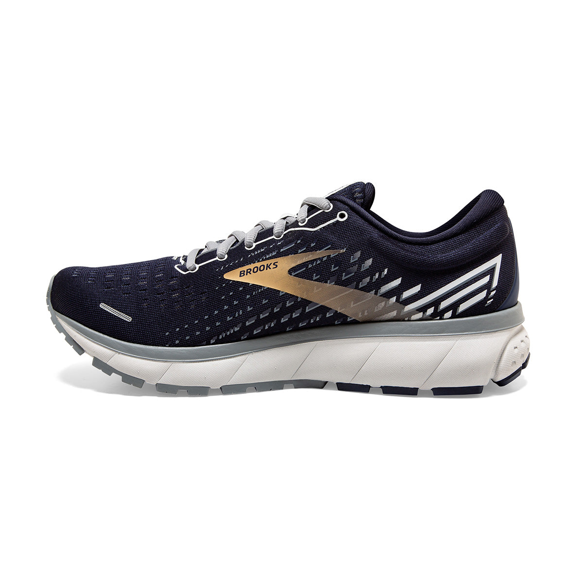 Brooks Ghost 13 - Peacoat - Grey - Gold
